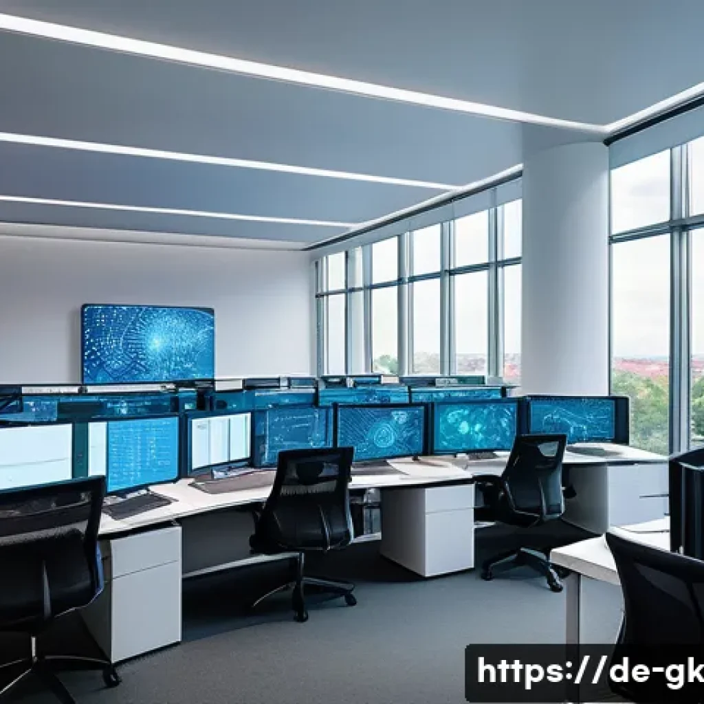 Transformer 아키텍처의 글로벌 동향 - A futuristic European research lab scene showcasing scientists collaborating on cutting-edge Transfo...